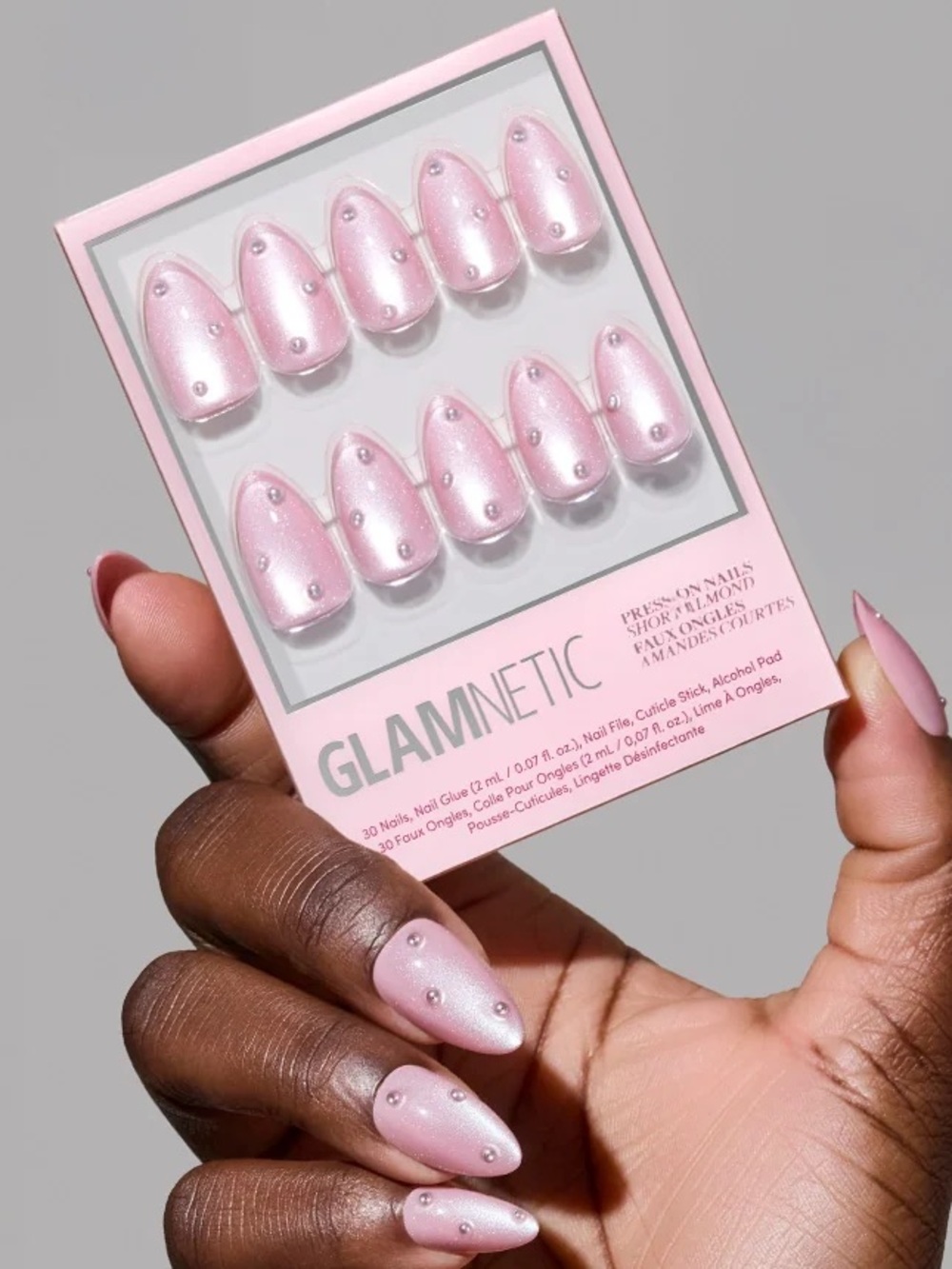 2 for $24 - Glamnetic Press-On Nails - Pearl Me Softly